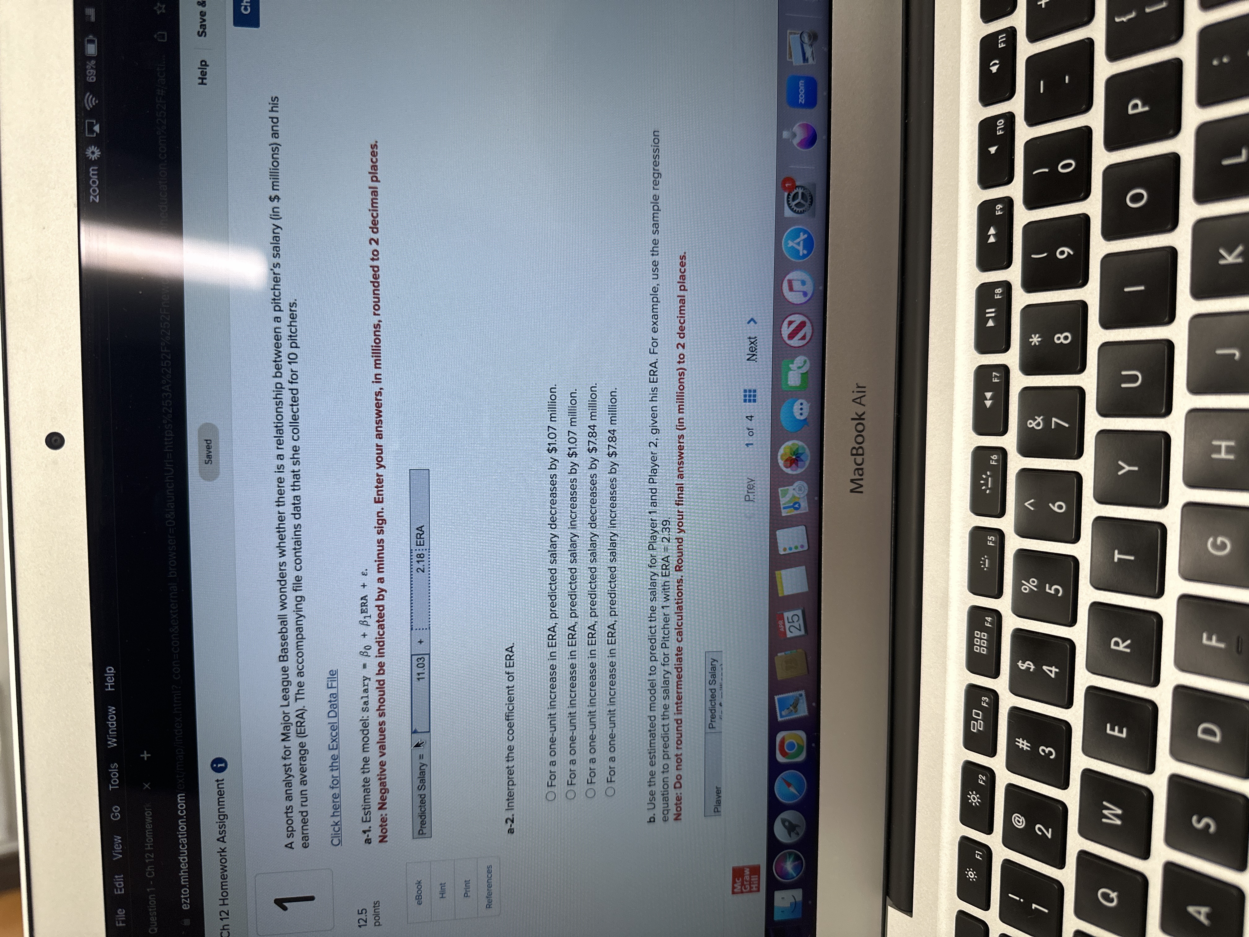  zoom # 69% File Edit View Tools Window Help Question 1