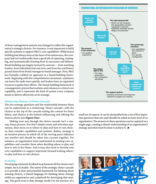 Trader Joe's answers the 5 questions in the Playing to Win framework.