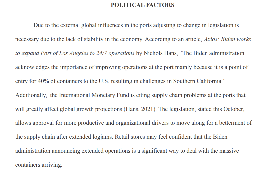 them move in the right strategic direction. There are many uncertain internal