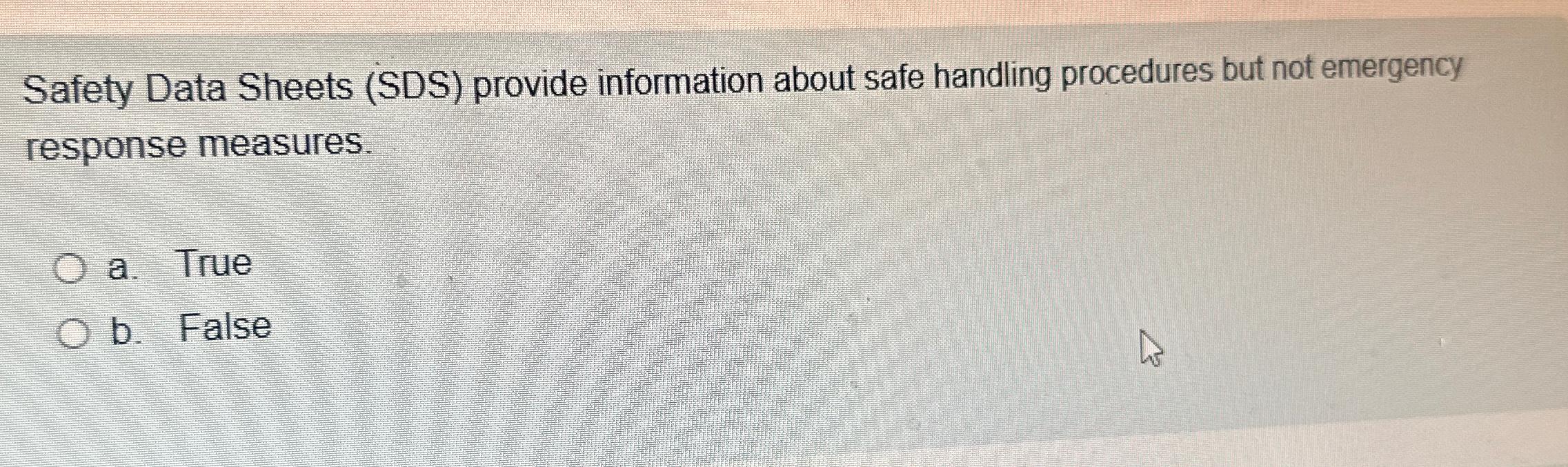  Safety Data Sheets (SDS) provide information about safe handling procedures but