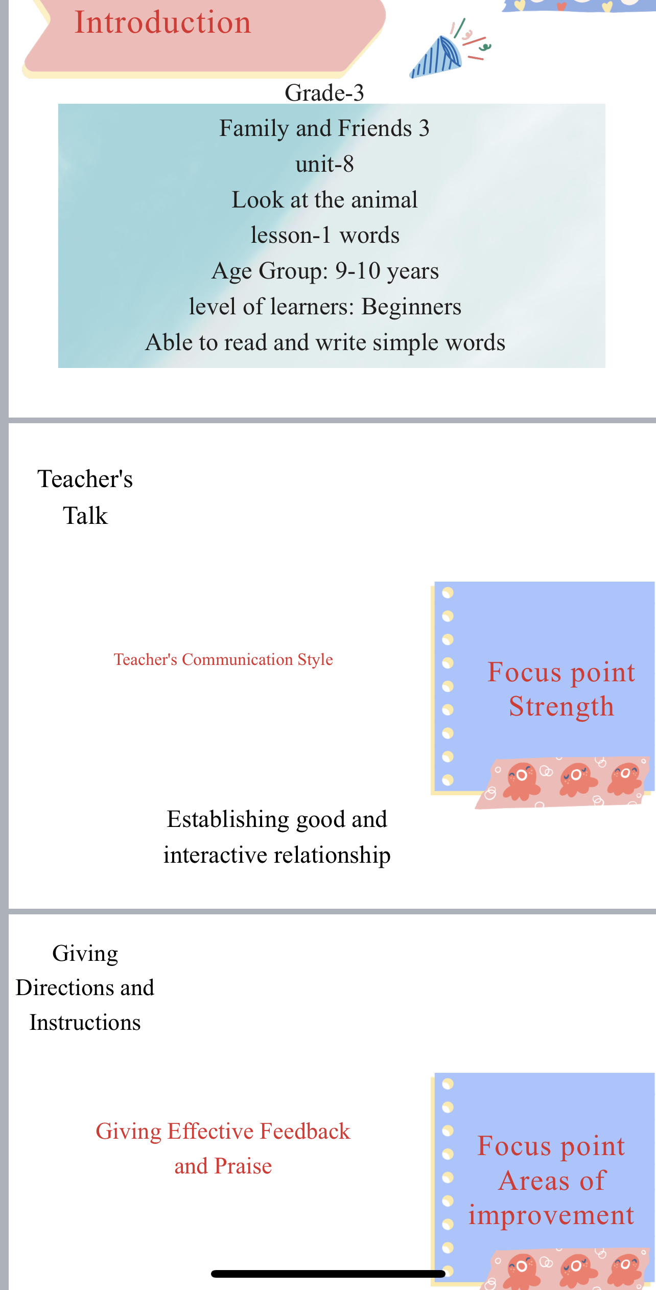 INDIVIDUAL reflection on EITHER the Video Commentary or Activity Presentation assignments completed