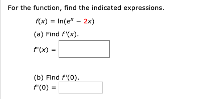 I need help with these four problems: Problem #1: For the function,