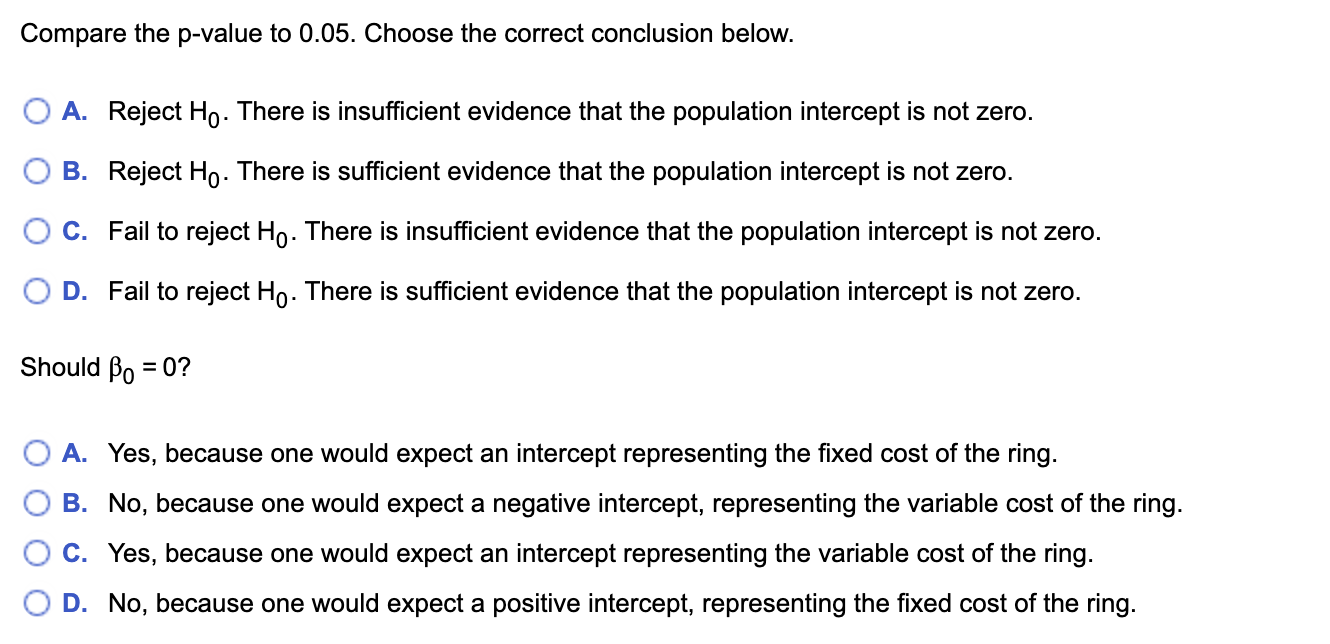 the regression model with price as the response and weight as the