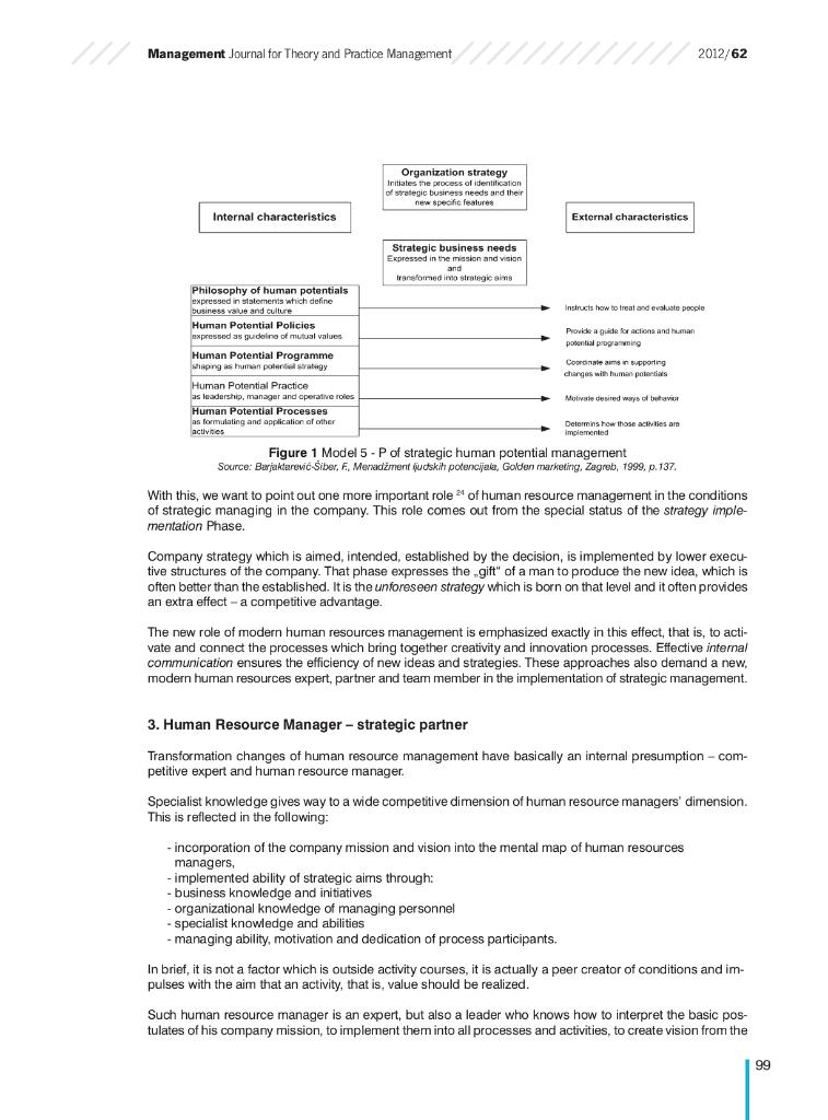 the reqirments Human Resources Management - Strategic ASOECtUDC:005.96DOI:10.7595management.fon.2011.0006 This work emphasizes the