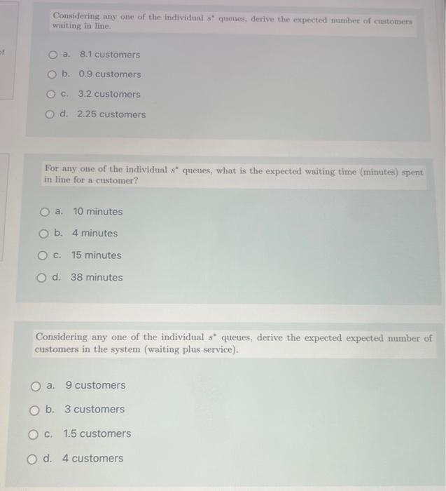 tine A ? a. A-Exponential(16) b. A-Exponential(20) c. A-Exponential(320) d. A-Exponential(3.75) Calculate