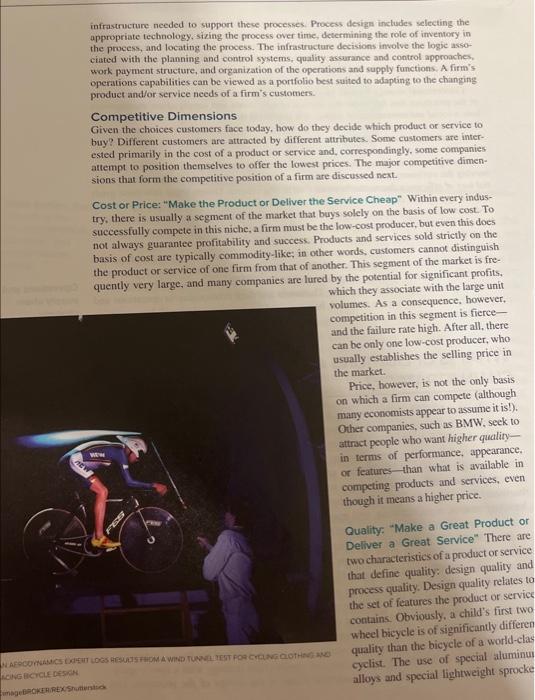 the text). Choosing one of those dimensions to reflect upon, answer this