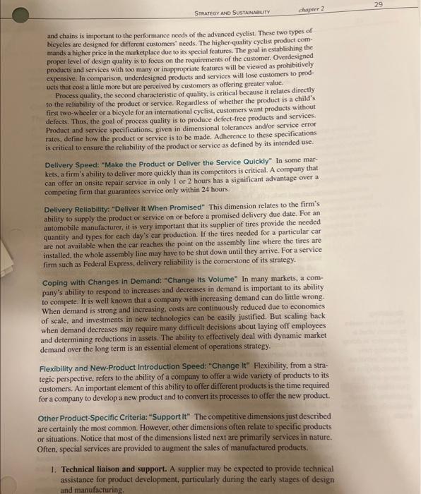 question: What's the relationship between the design of a manufacturing process and