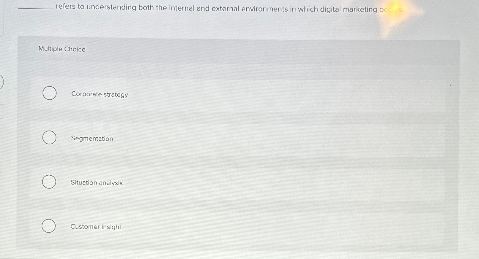  refers to understanding both the internal and external environments in which
