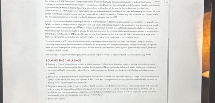 (WWPs) aim to motivate employees to Irve healihier lifestyles Companies encourage participation