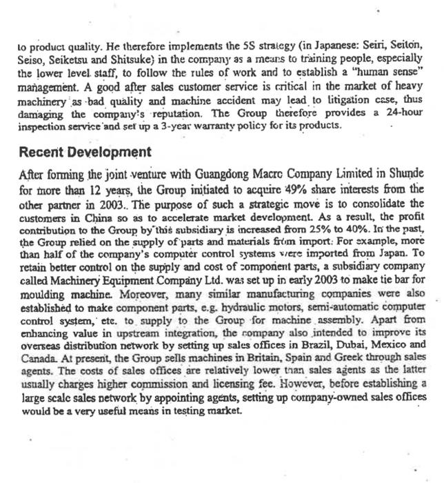 Hsong Machinery Co. Ltd. is the world's leading injection moulding machine manufacturer