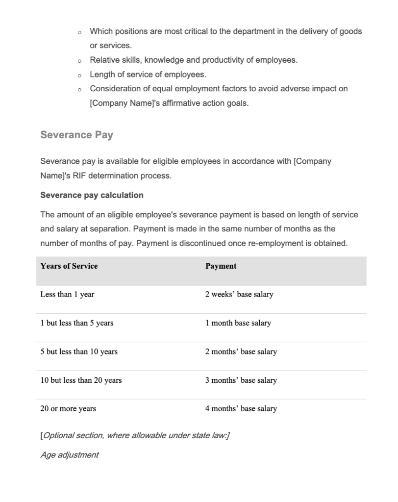 that can be used as a guide in the reduction of force.