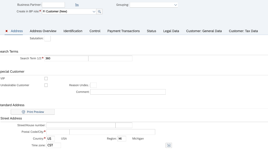 know this one need to make the customer master data. So I