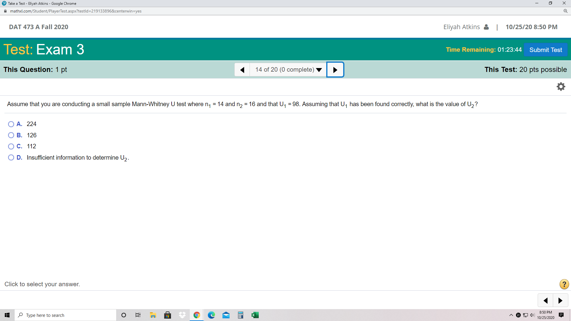 table shows the data and the double exponential smoothing model results for