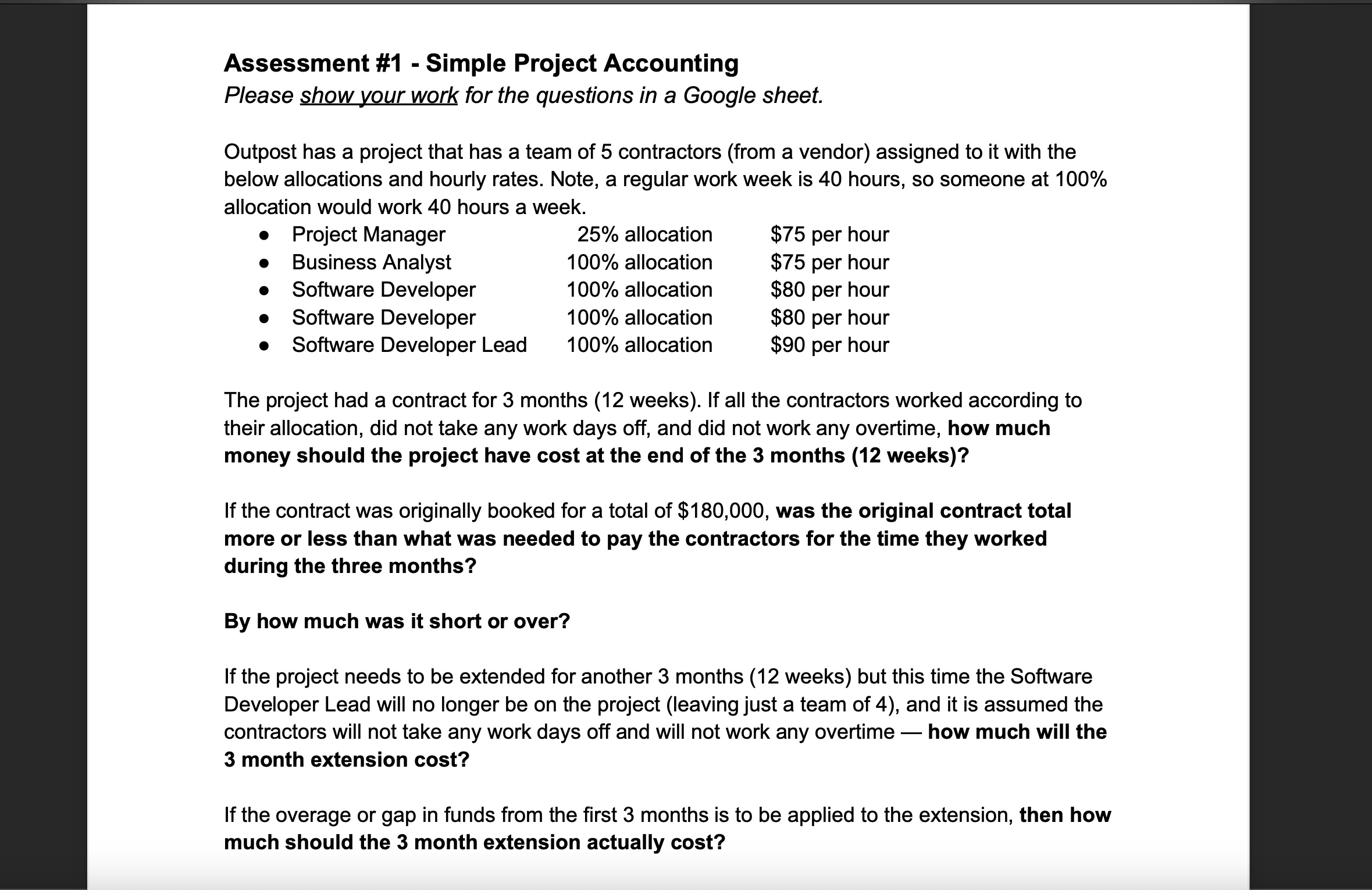  Can you solve that in Google Sheets with the accurate answers?