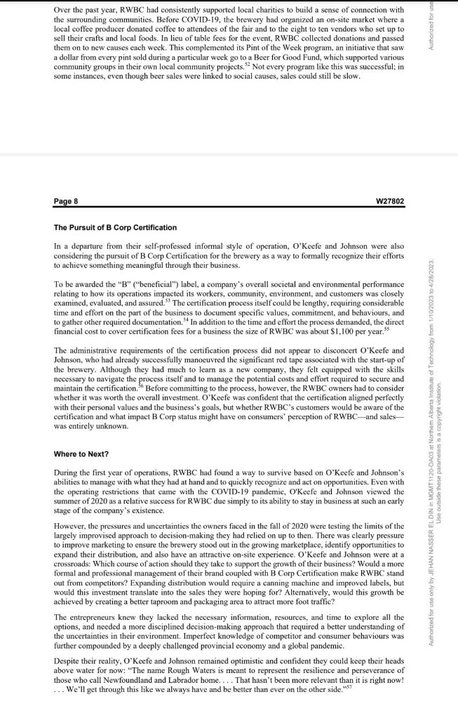 their first year of operation. To say that 2020 had been an