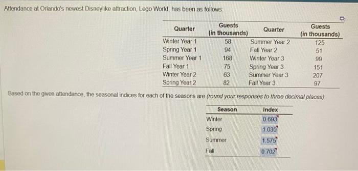 Solve this using clear and consice formatting in excel. Please show values