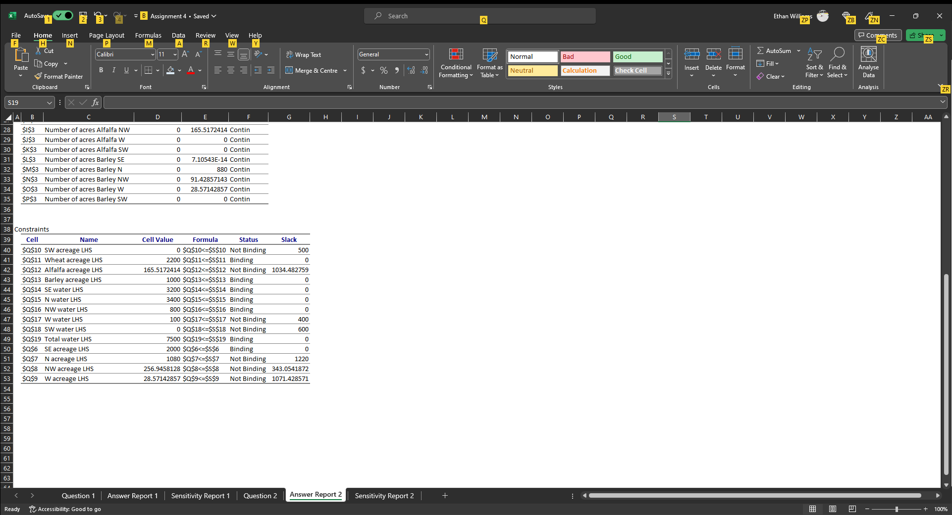 answer the following questions. (Note that the final answer was given to