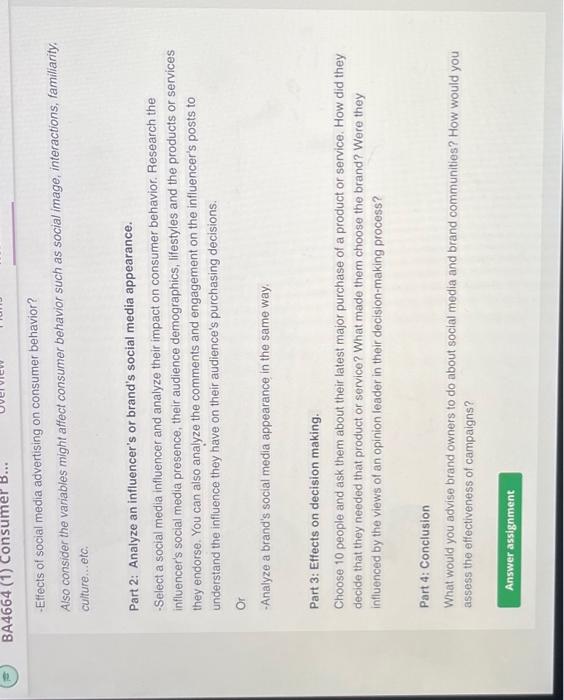 to ask further questions by email. Part 1: Introduction -Discuss the importance/