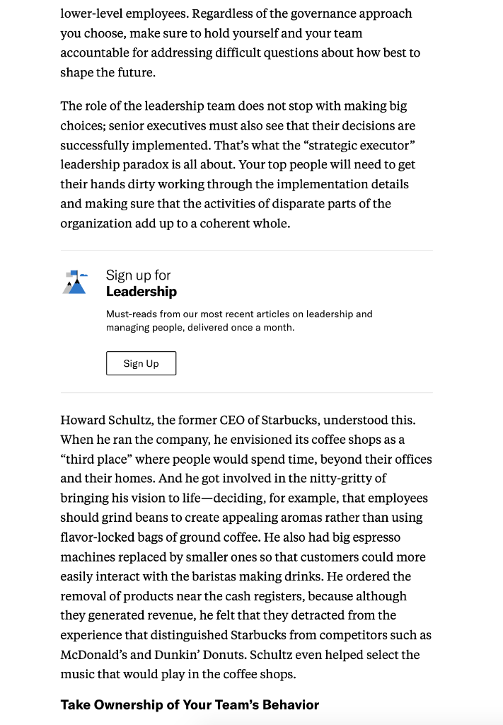 continued success, but in our increasingly complex world, what companies really need