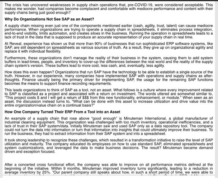 "Agile SAP" Is Not a Contradiction - What COVID Taught Us About