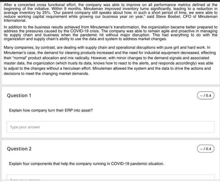 Supply Chains We all depend on supply chains to get us what