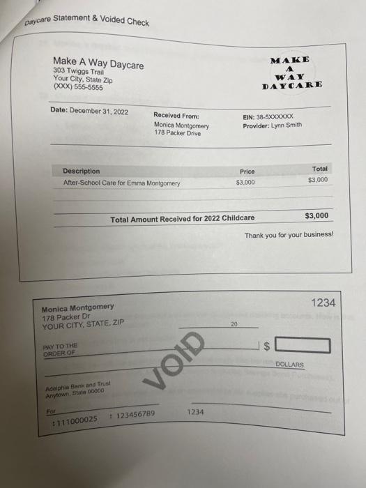 entire year. - Monica paid more than half the cost of keeping