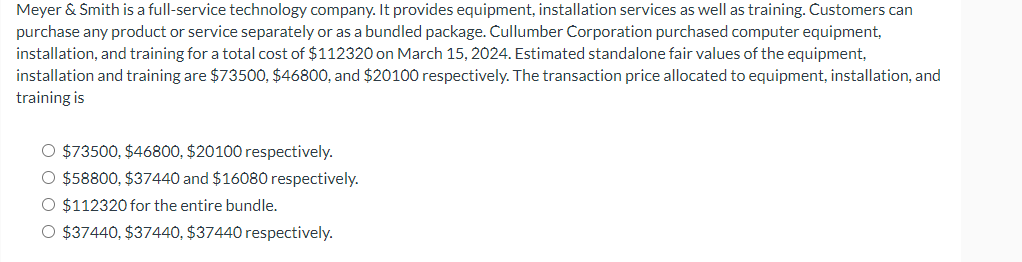  Meyer & Smith is a full-service technology company. It provides equipment,
