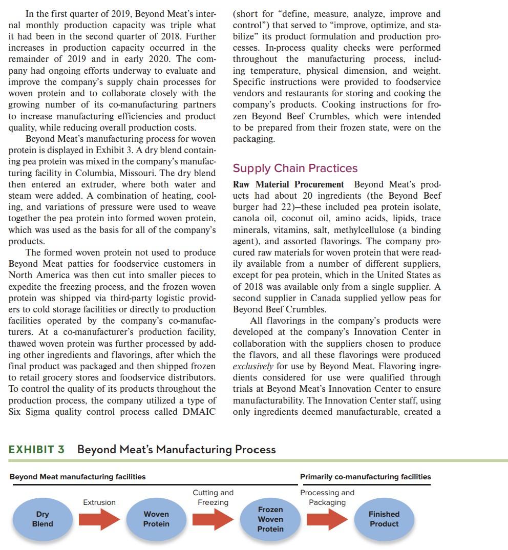accustomed to shopping for center-of-plate proteins. with three major distributors, with strong