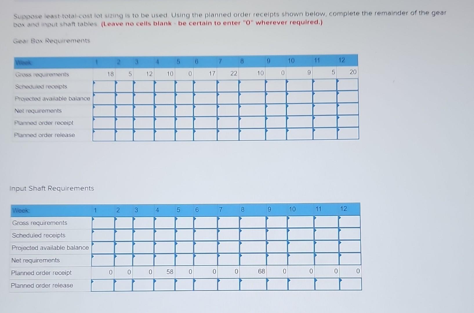 and decided to prepare an example to illustrate the use of time-phased