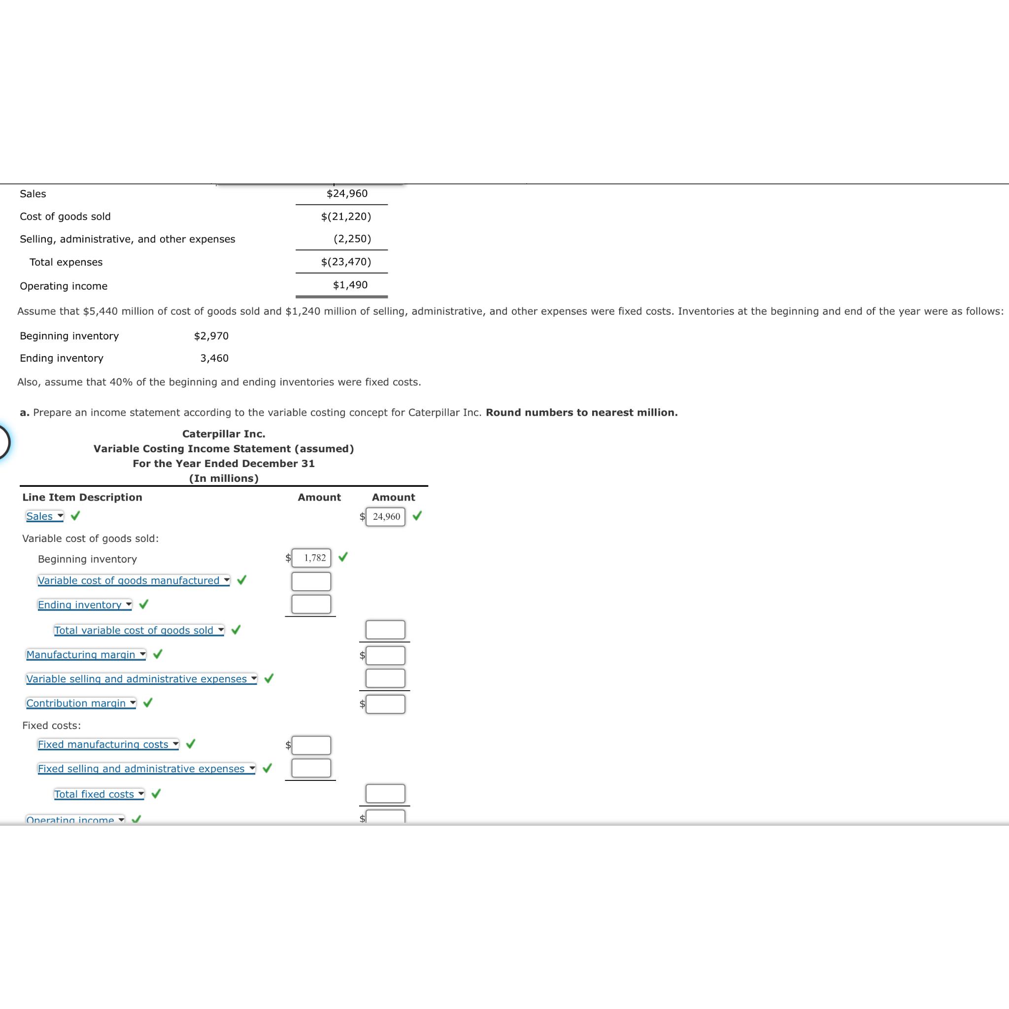  \table[[Sales,$24,960 