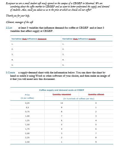 below. Place the following concepts at the appropriate number. a) Taxes b)
