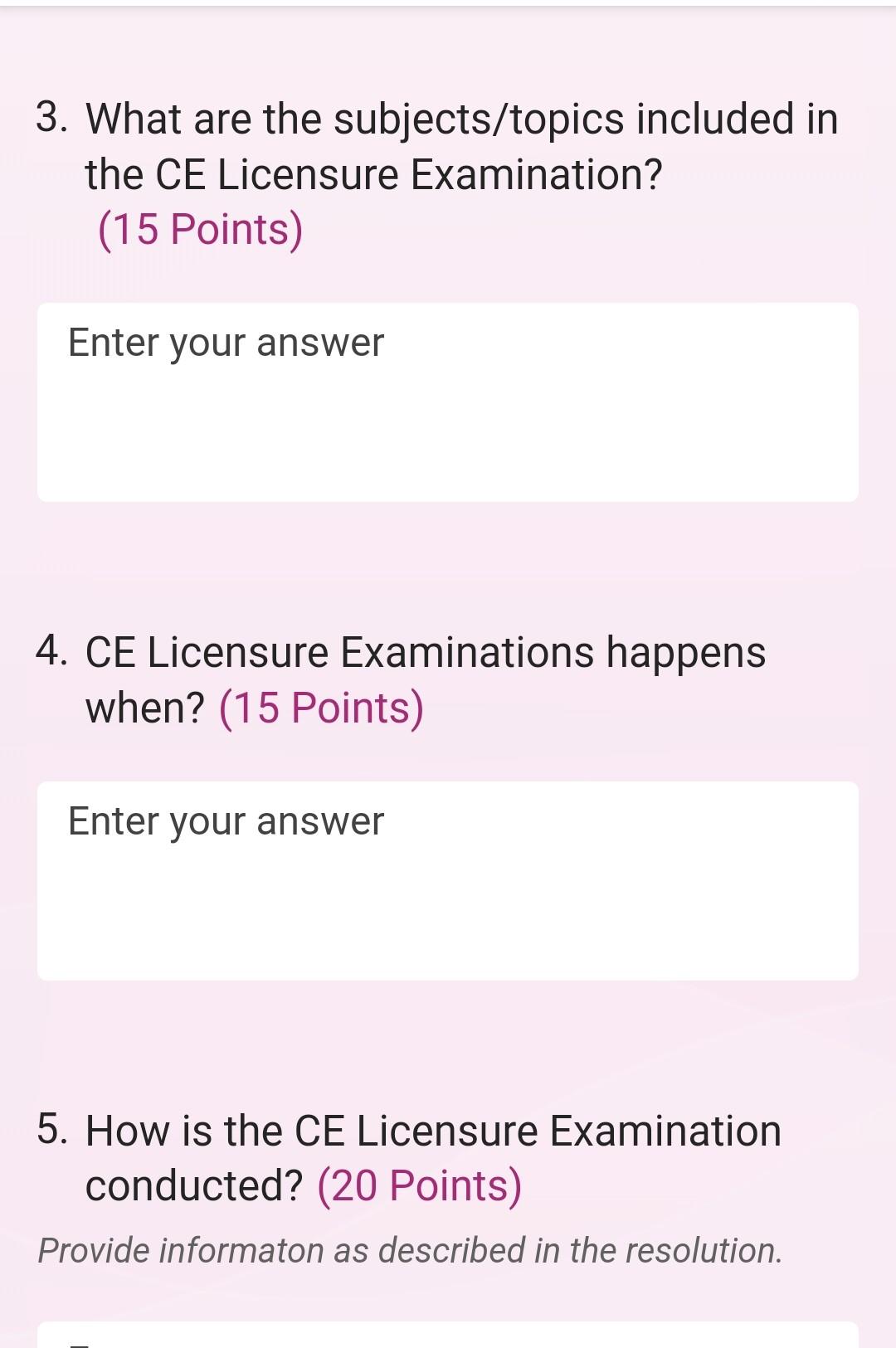 the New Civil Code? (20 Points) Enter your answer 2. Provide comparison/proof/screenshots