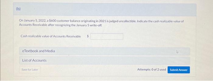Doubtful Accounts is $7,200. Indicate the amount of bad debt expense for
