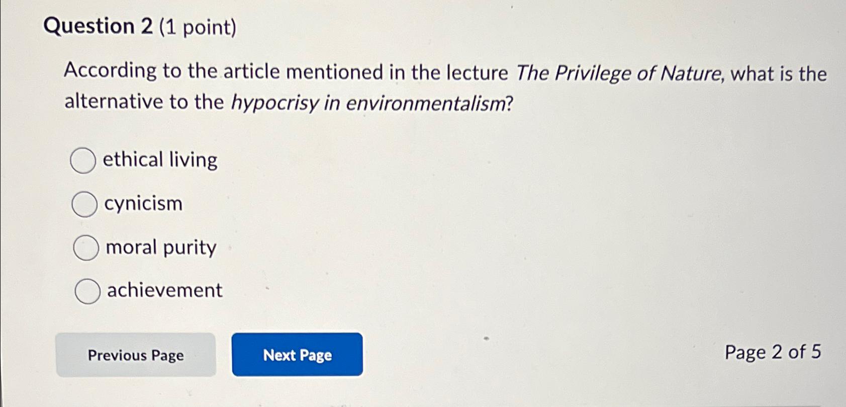  Question 2(1 point) According to the article mentioned in the lecture