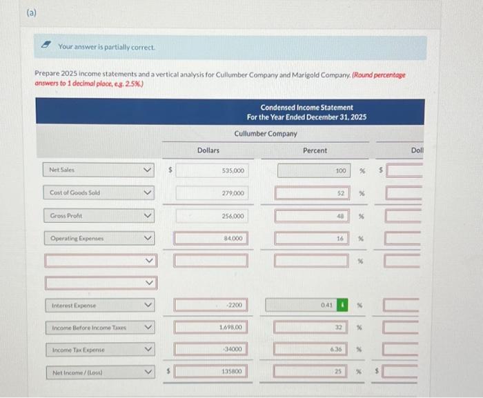 Company, two competitors. All data are as of December 31, 2025, and