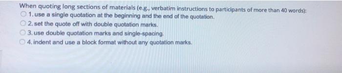 the correct use of italics: 1. Albino rabbits, oryctolagus cuniculus, were given