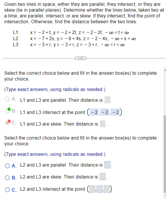 Please help me determine the relationship between L2 and L3. Please include