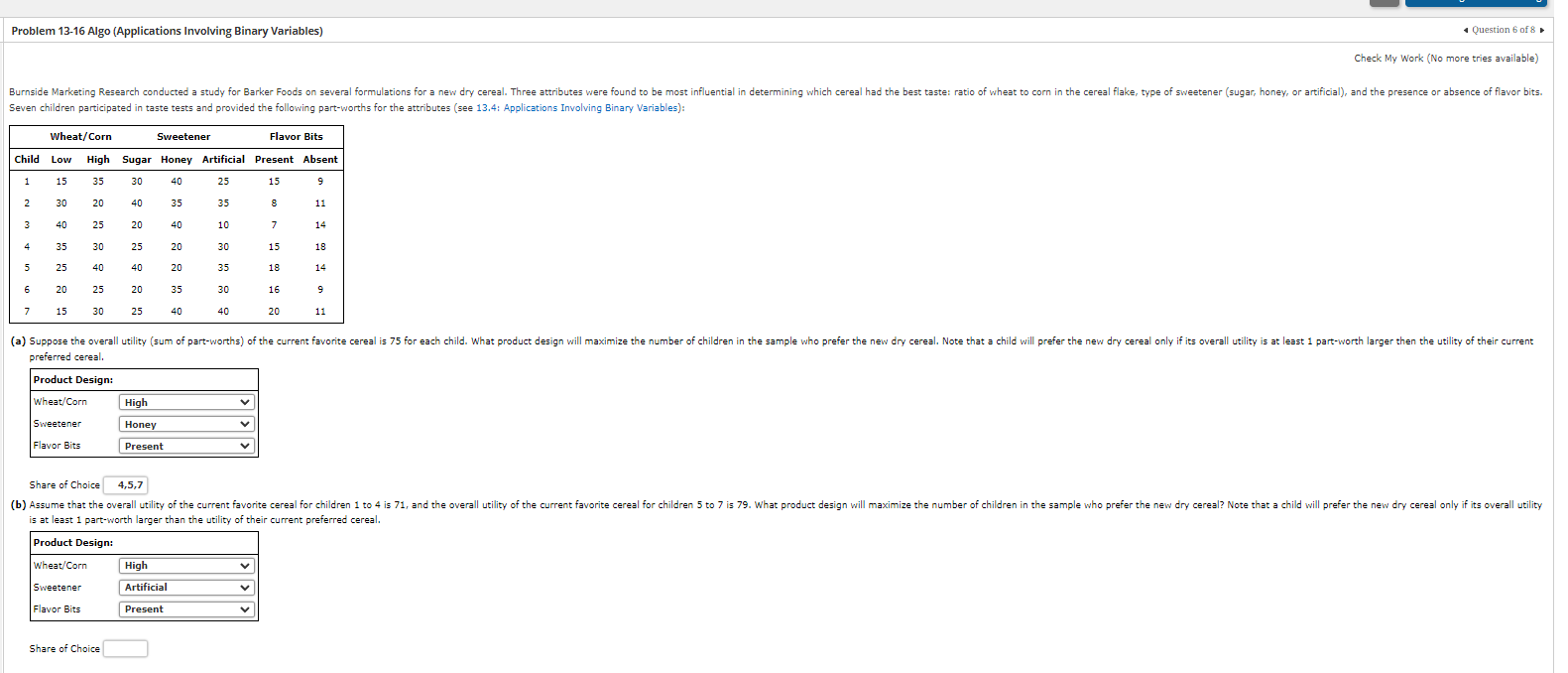  Problem 13-16 Algo (Applications Involving Binary Variables)