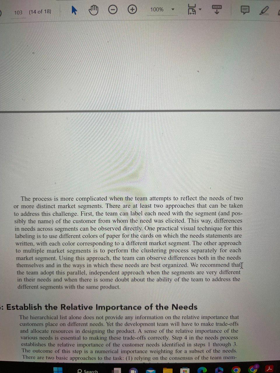 not attempt to resolve such conflicts, but simply documents both needs. Deciding