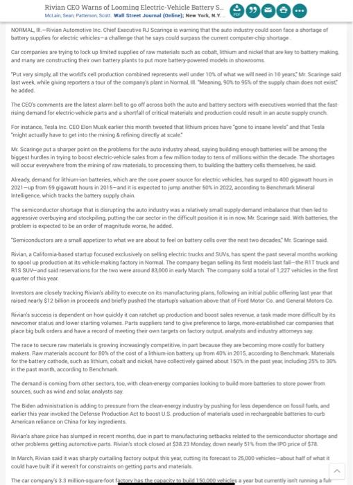  read the article and answer the question please What are the