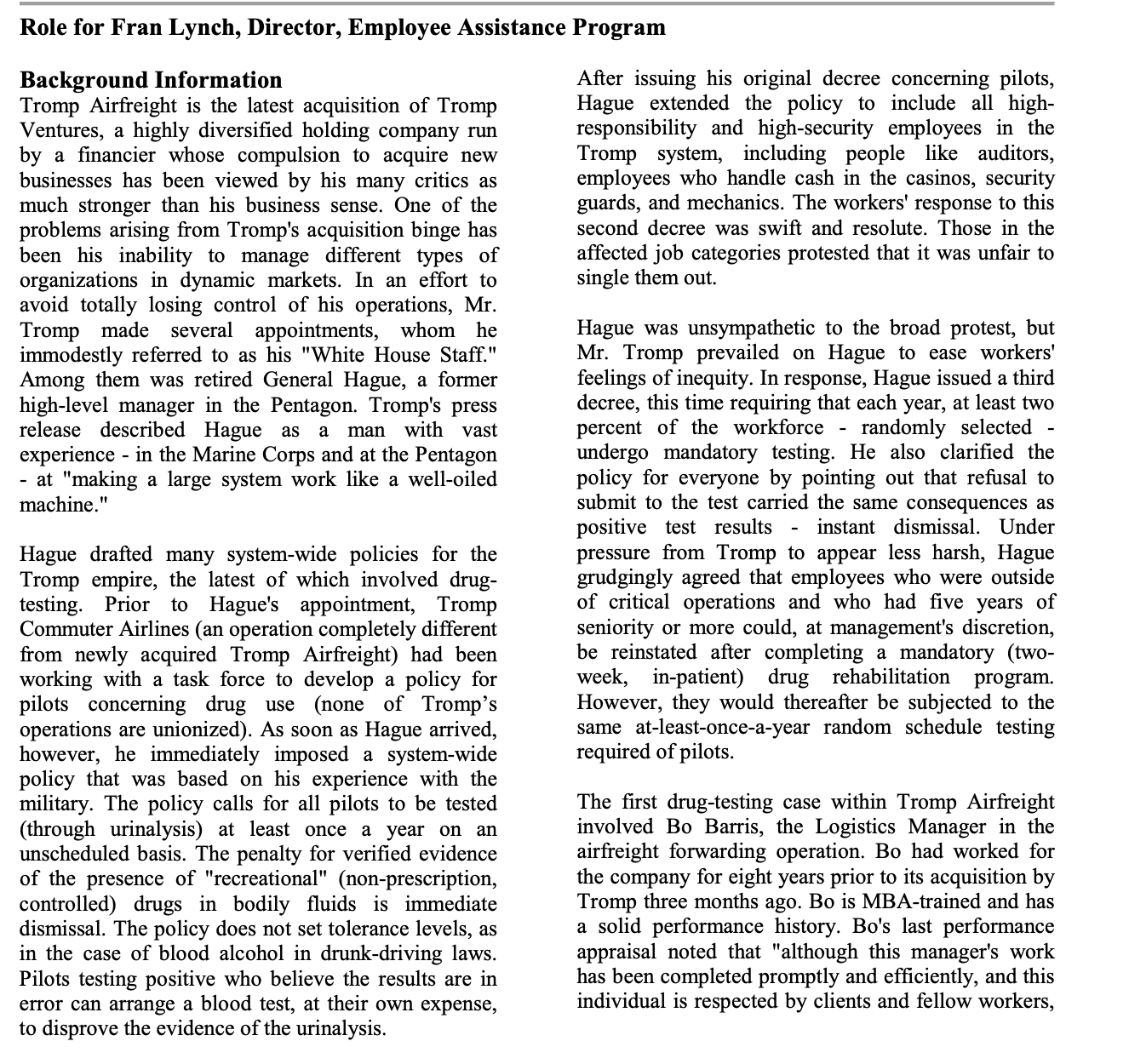 Please read the case above and answer the below question. Thank you!