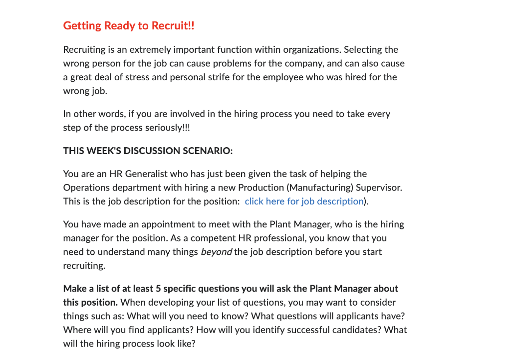 Getting Ready to Recruit!! Recruiting is an extremely important function within