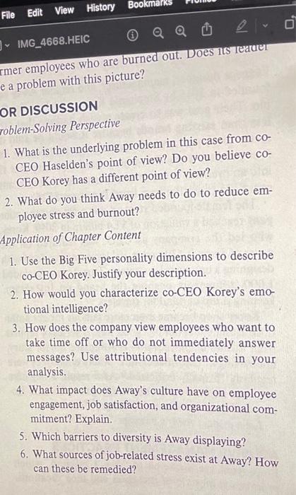 problem in this case from coCEO Haselden's point of view? Do you