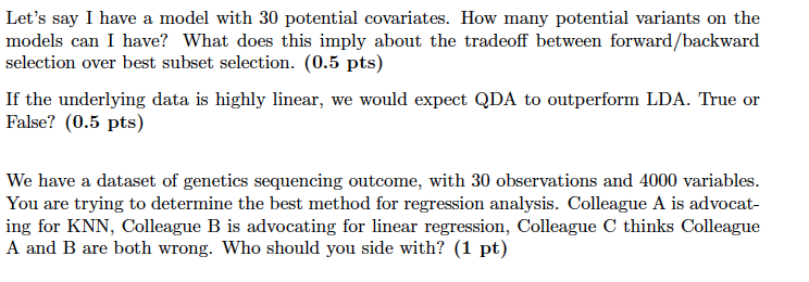 Please don't hand write Let's say I have a model with 30