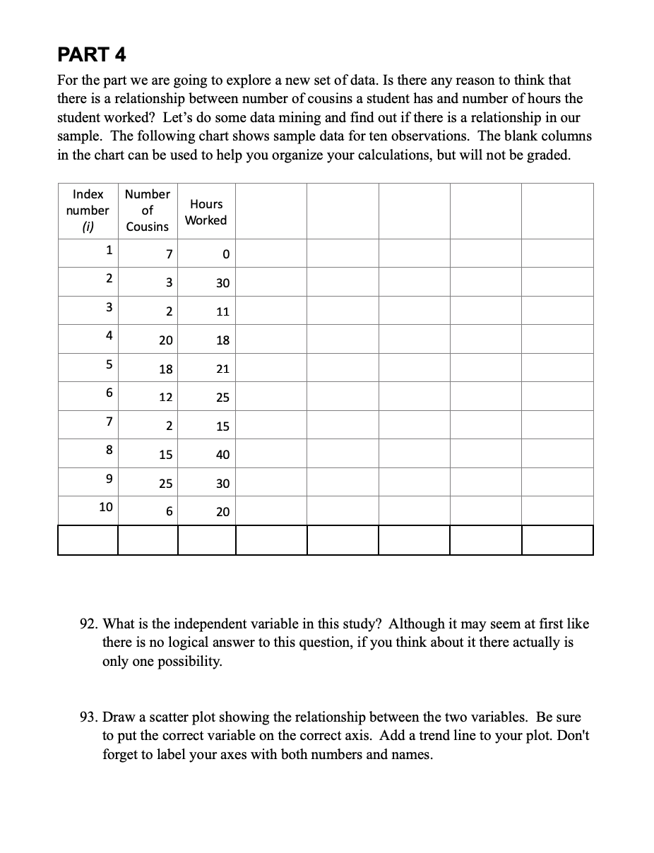 your own headers for the columns. Use two decimal places in your