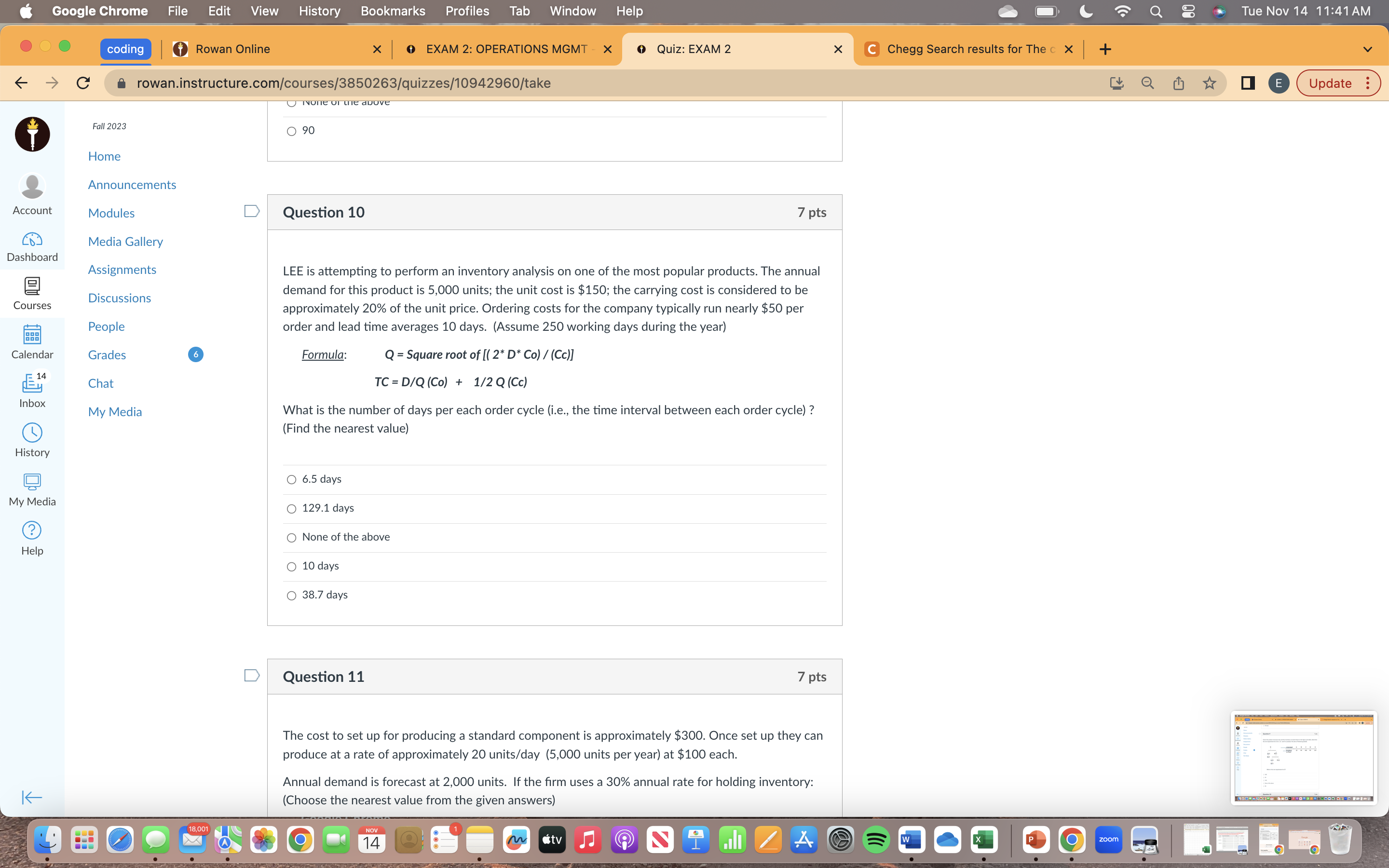 LEE is attempting to perform an inventory analysis on one of