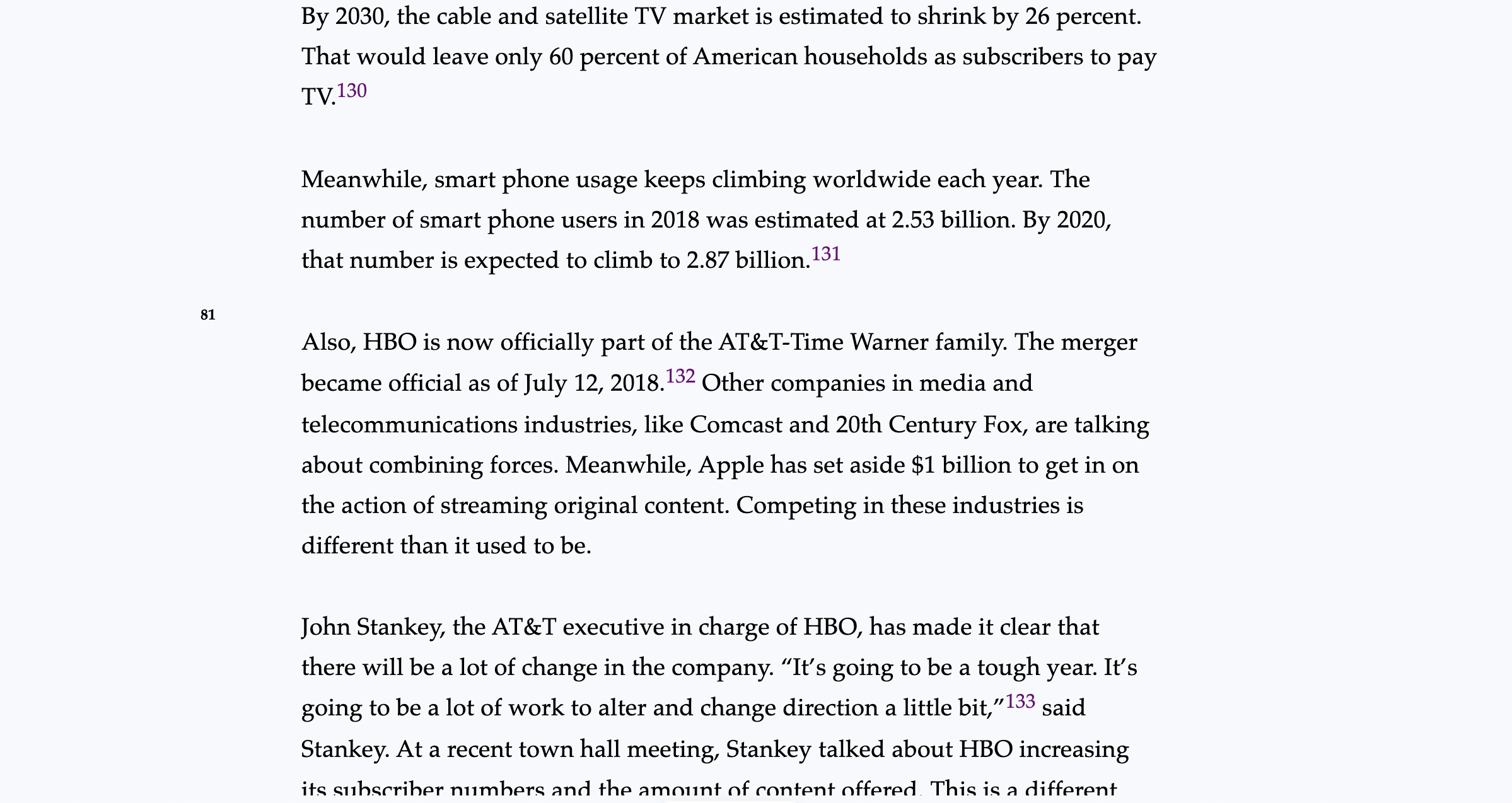 Pandora have added doubt to the equation. If change is predictable, is