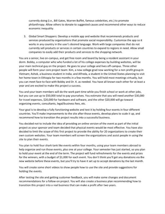 issue. A recent study found that the world 500 wealthiest individuals own