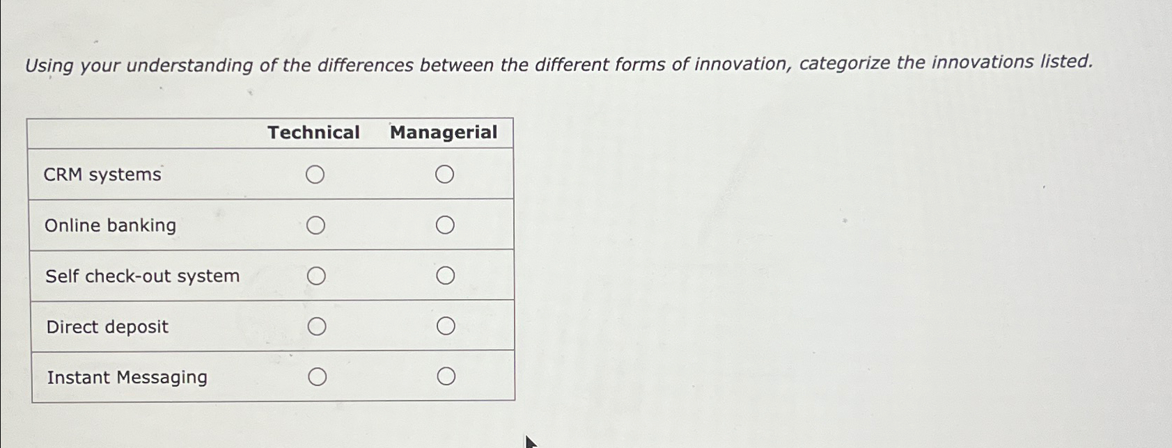  Using your understanding of the differences between the different forms of