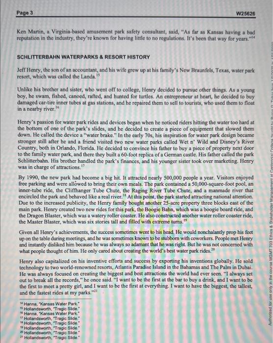 Landis and Kanina Blanchard wrote this case sovely to provide matorial for